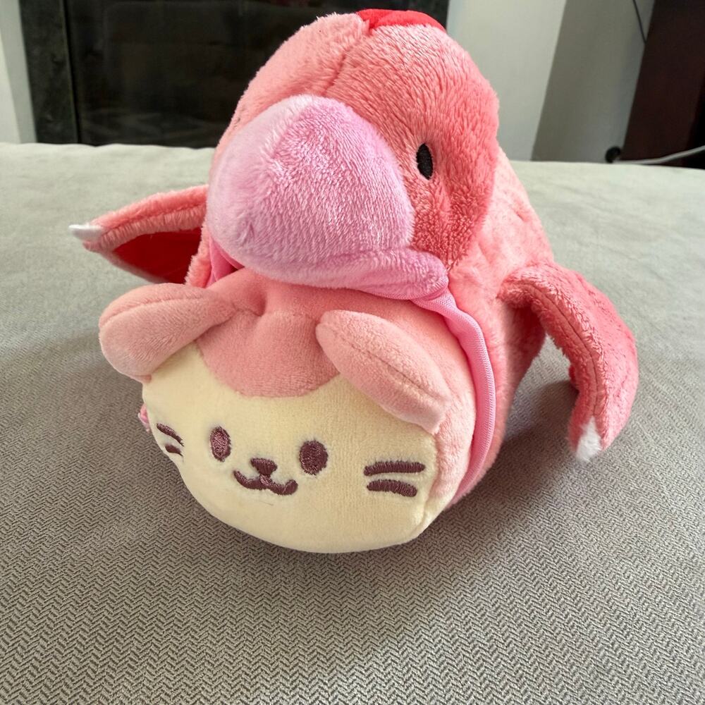 Anirollz Kittiroll Pink Dragon Costume Plush COOSY Kawaii Cat Stuffed Animal